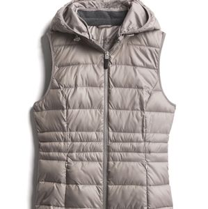 Silver Puffer Vest